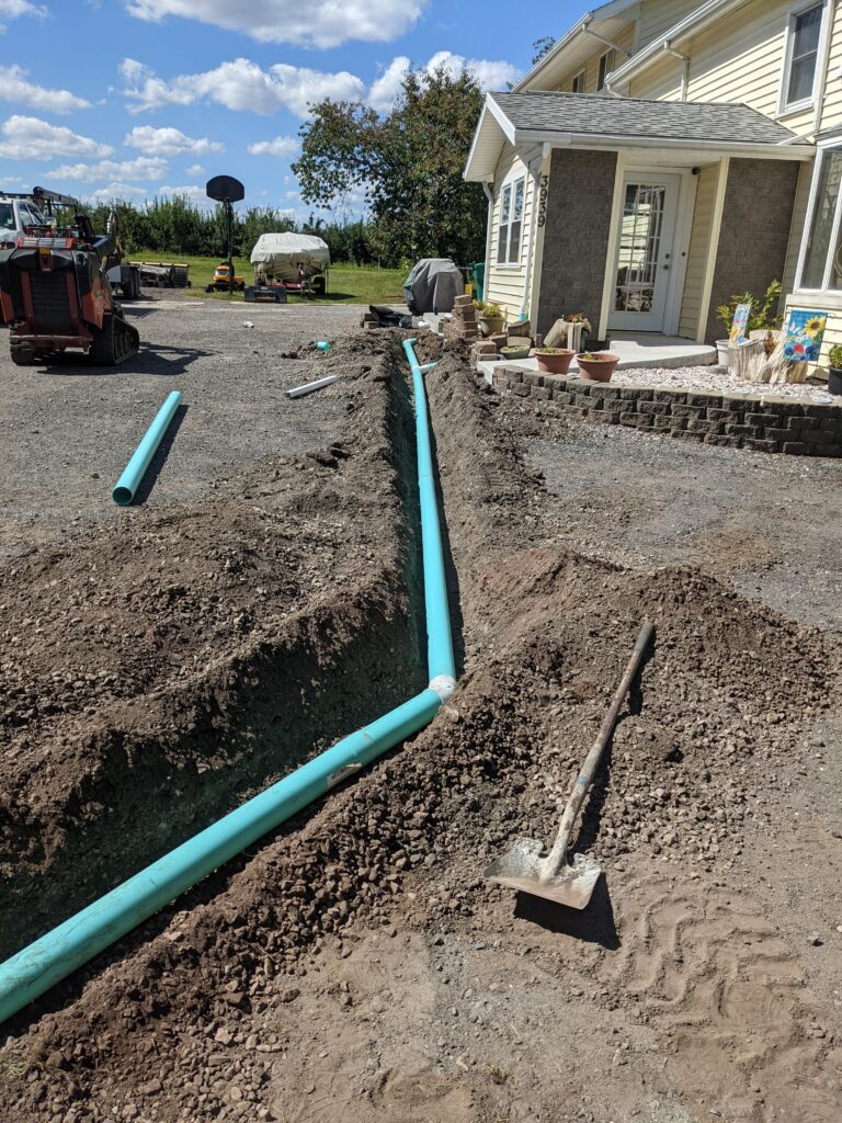 Water mitigation foundation work